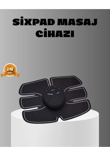 çınar ticaret elektronik kas uyarıcı cihaz 6 farklı modlu jel pedli göbek kol stimülatör