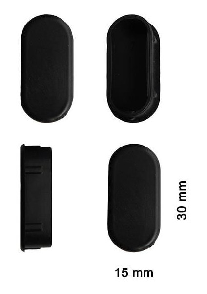 çınar ticaret oval profil ıç tapa 15x30 mm 4 adet