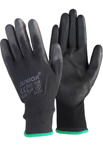 çınar ticaret junior jn1017 siyah pu eldiven 8 no