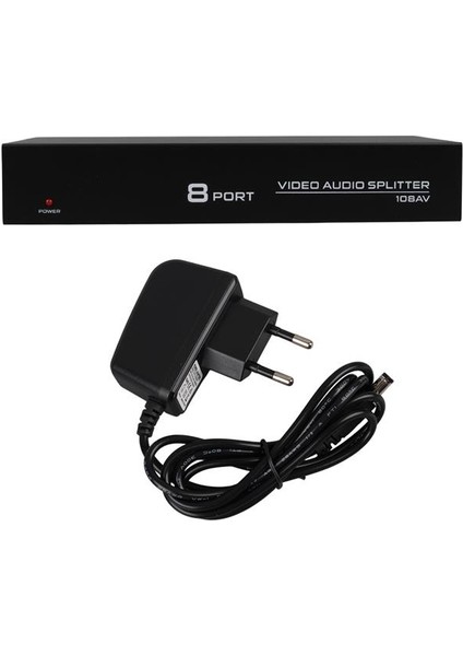 PM-4832 8 Port Video Stereo Audio Dağıtıcı Çoğaltıcı 1024X768-85HZ modelleri