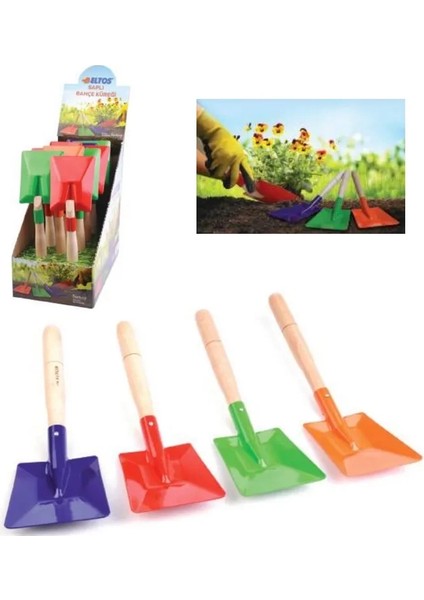 çınar ticaret mini bahçe küreği - saplı 12x14cm