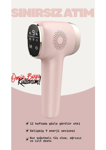 Sınırsız Atım Ipl Lazer Epilasyon Cihazı – Ağrısız Tüy Alma, Yüz&vücut Kullanım, Ömür Boyu Kullanım
