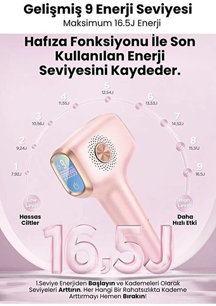 Sınırsız Atım Ipl Lazer Epilasyon Cihazı – Ağrısız Tüy Alma, Yüz&vücut Kullanım, Ömür Boyu Kullanım indirimleri