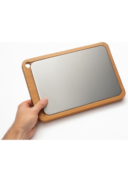 çınar ticaret ahşap paslanmaz çelik kesim ve sunum tahtası