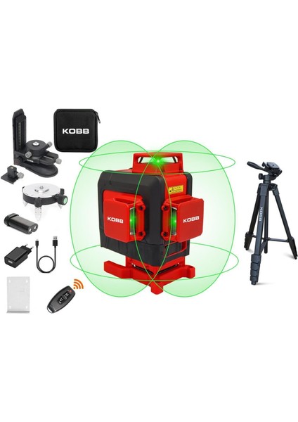 çınar ticaret kobb kbl35gtp 40 metre otomatik hizalama yeşil lazer