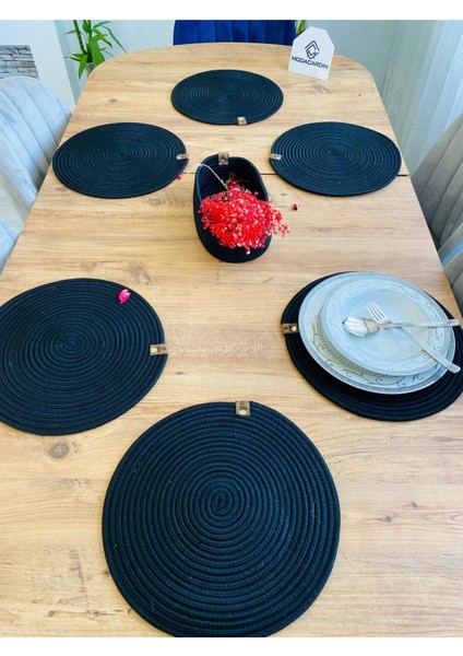 Jüt Hasır Amerikan Servis Supla ve Sepet 7 Parça fiyatları