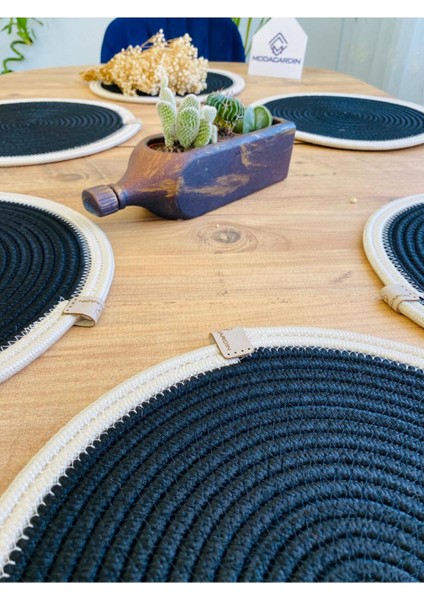 Jüt Hasır Amerikan Servis Supla 6 Parça fırsatları