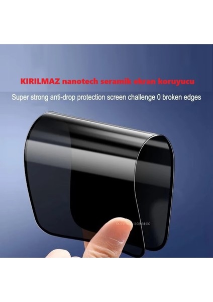 Xiaomi Redmi Note 11S Global Mat Hayalet Seramik Nanotech Kırılmayan Ekran Koruyucu