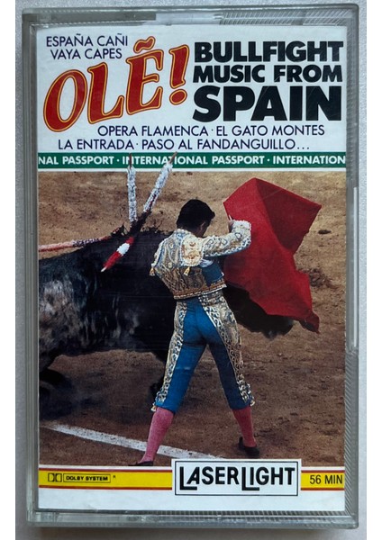 Ole! Bullfight Music From Spain Kaset (Orijinal Dönem Baskı Kaset)