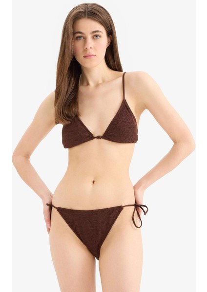 Bağcıklı Bürümcük Bikini Altı E0208AX25SM