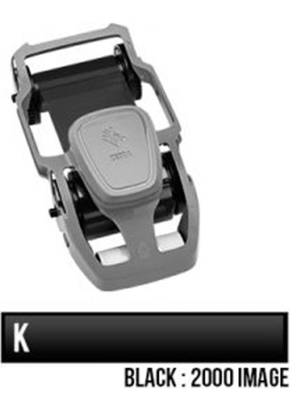 çınar ticaret zebra 800300-301 zc100/zc300 uyumlu tek yüz 2000 baskı siyah ribon