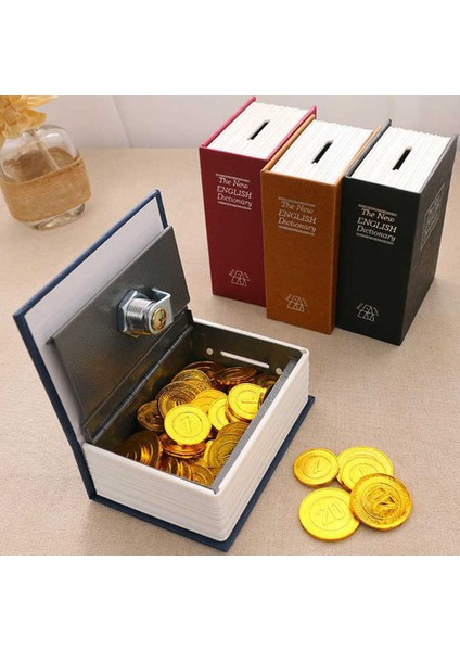 çınar ticaret kitap şeklinde mini boy kilitli kasa kumbara fırsatları