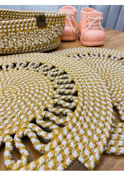 Jüt Hasır Amerikan Servis Supla ve Sepet 3 Parça fırsatları