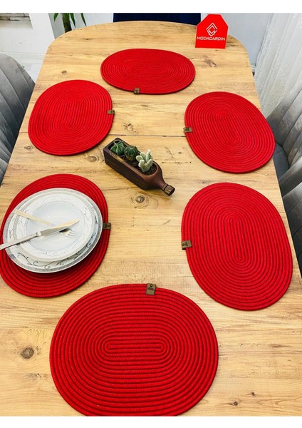 Jüt Hasır Amerikan Servis Oval Supla 6 Lı fiyatları