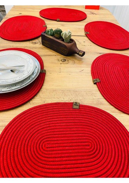 Jüt Hasır Amerikan Servis Oval Supla 6 Lı modelleri