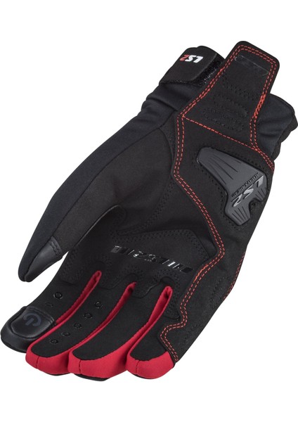 Jet 2 Waterproof Motosiklet Eldiveni Siyah-Kırmızı fiyatları