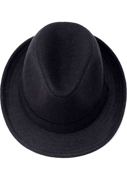 çınar ticaret çocuk boy siyah kumaş fötr şapka gösteri şapkası michael jackson şapkası 54 no fiyatları