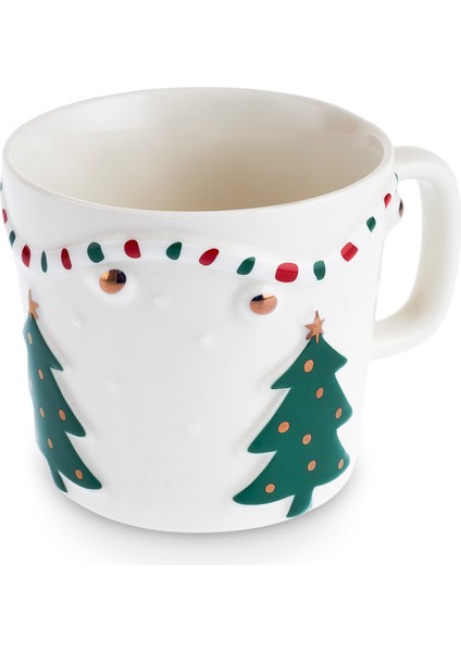 New Year Yılbaşı Glowy Tree Kupa 460 ml