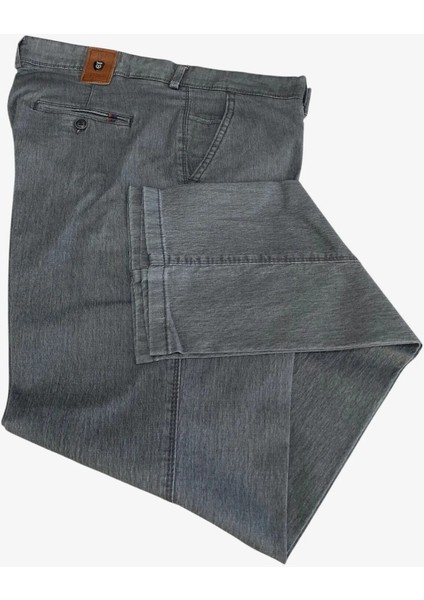 Rahat Kesim Klasik Likralı Pamuklu Erkek Baba Füme Keten Pantolon indirimleri