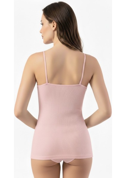 Kadın Pamuklu Ip Askılı Dantel Detaylı Esnek Atlet – Yumuşak Casual Iç Giyim fiyatları