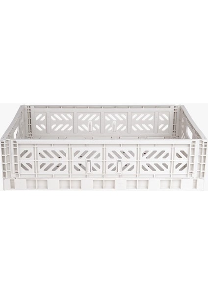 604015 Maxibox Light Gray Katlanabilir Kasa