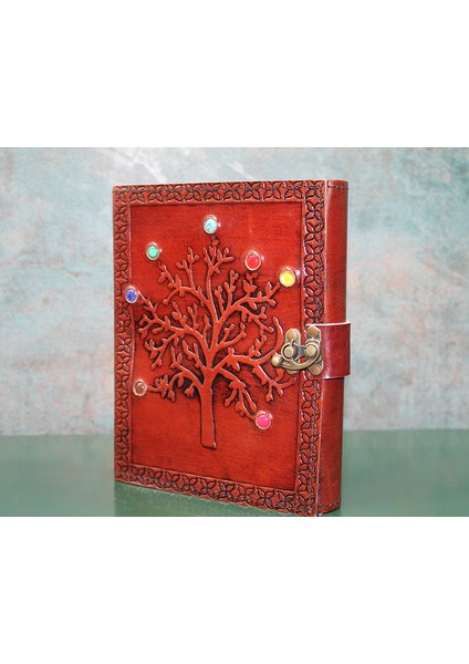 çınar ticaret taşlı deri defter model 6