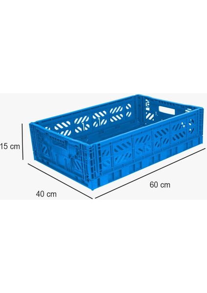 604015 Maxibox Blue Katlanabilir Kasa fırsatları