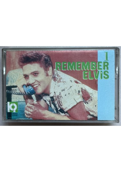 I Remember Elvis Presley Love Songs Kaset (Orijinal Dönem Kağıt Türk Baskı Kaset)