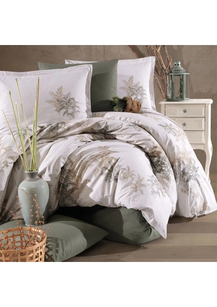 Ranforce %100 Pamuk Tek Kişilik Nevresim Virele V1 Yeşil modelleri