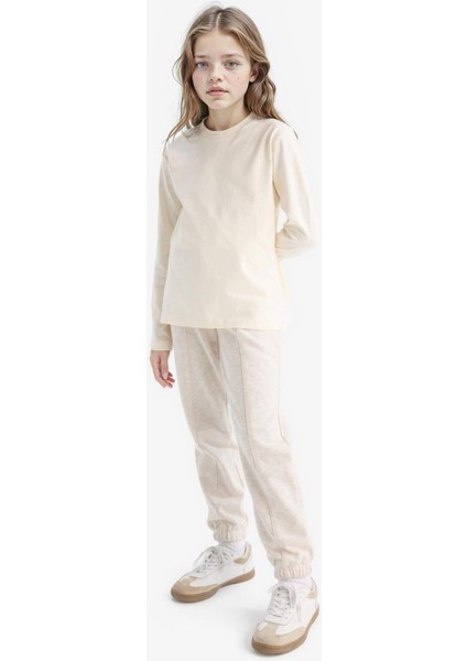 Kız Çocuk Beli Lastikli Eşofman Altı E1845A825SP