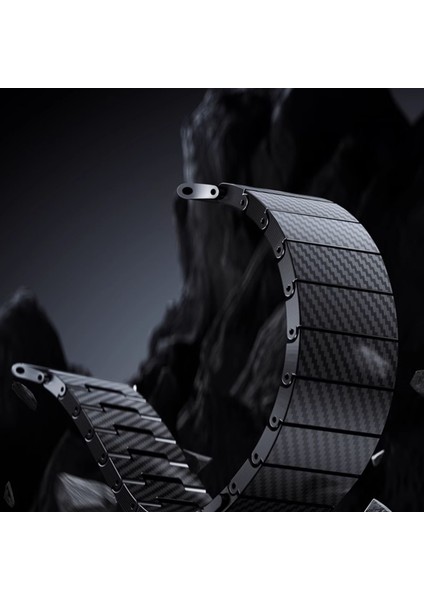 Apple Watch 7 41MM Elitcarbon 600D Karbon Fiber Kordon fırsatları