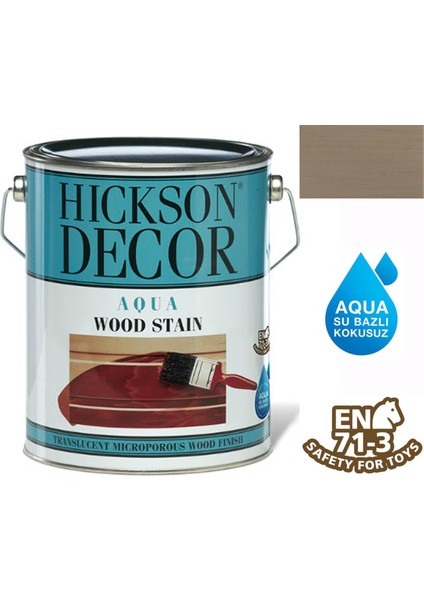 çınar ticaret hickson decor aqua su bazlı 2,5 lt warm grey