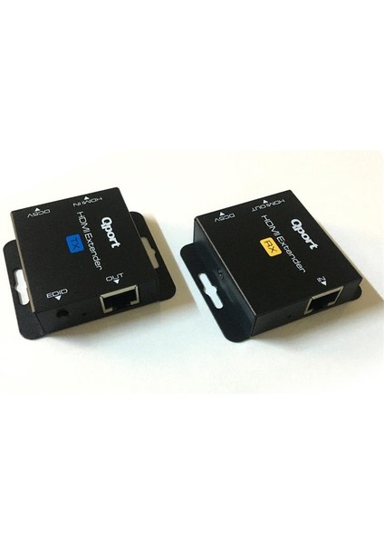 çınar ticaret qport q-hex2 hdmı extender cat6 60m 2 li paket (adaptör dahil) fiyatları