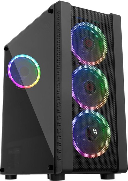çınar ticaret frısby fc-9320g 600w 80plus 4 x dual rgb kumanda mıdı tower kasa
