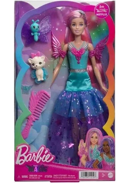 çınar ticaret barbie sihirli dokunuş peri masalı elbiseli bebek hlc31