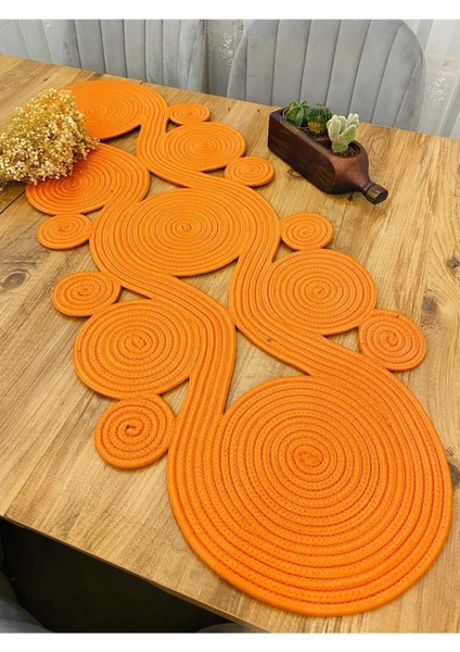 Jüt, Hasır,sarmal Model, Dekoratif Masa Örtüsü, Runner 40X110 Cm, Sehpa Örtüsü, Bohem Tarzı fırsatları