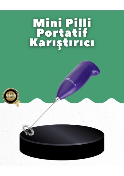 çınar ticaret el tipi pratik mikser – kahve, süt, bebek maması ve yumurta çırpıcı