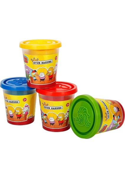 çınar ticaret kral şakir 4'lü oyun hamuru 560 gr