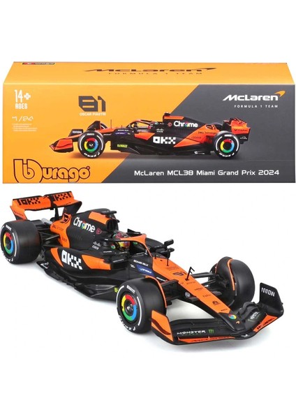 çınar ticaret 1:24 formula 1 mclaren mcl38 miami grand prix