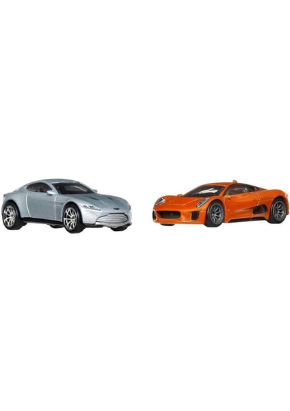 çınar ticaret 1:64 hot wheels premium car culture 2'li paket aston martin db100 ve jaguar c-x75 jbl04 modelleri