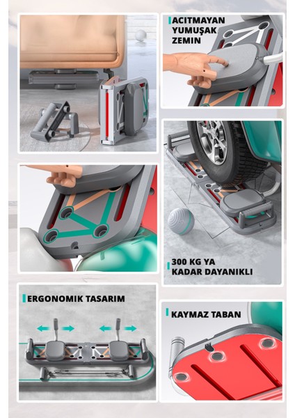 Çok Fonksiyonlu Akıllı Şınav Egzersiz Tahtası Direnç Lastik Bandı Katlanabilir Taşınabilir Çok Yönlü Antrenman Sistemi