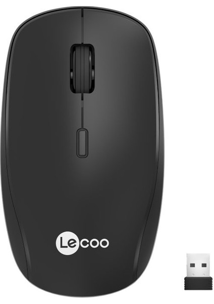 çınar ticaret lenovo lecoo ws203 kablosuz 2400dpı+4 tuşlu siyah mouse