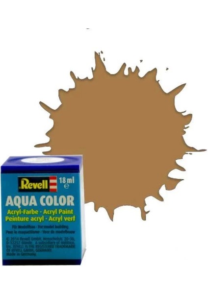 çınar ticaret revell 86 - aqua color olive brown - mat boya- 18 ml