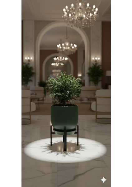 Saksı Sehpası – Dekoratif Bitki Standı Metal Çiçeklik