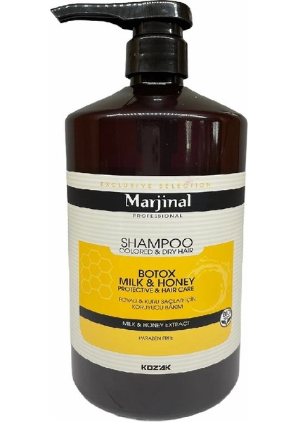 Botox Milk Honey Boyalı ve Kuru Saçlar Için Koruyucu ve Nemlendirici Bakım Şampuanı 500 Ml.