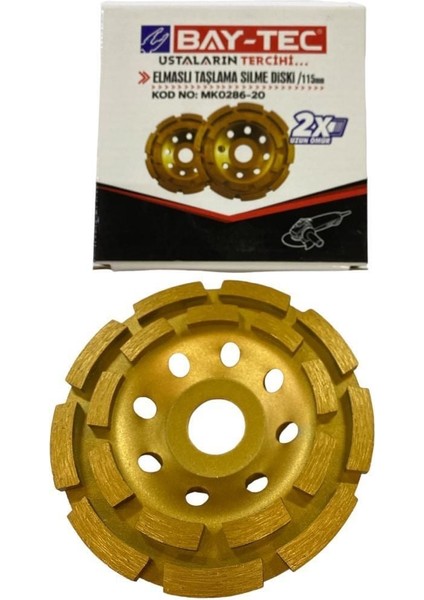 çınar ticaret baytec mk0286-20 elmas taşlama silme diski 115 mm