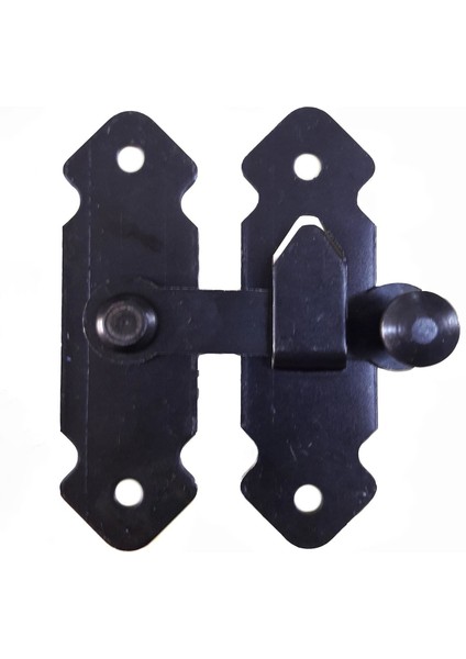 çınar ticaret fransız kilidi bahçe kapısı mandalı siyah