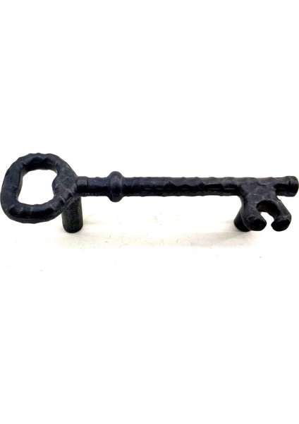 çınar ticaret eco lounge antika tarz dekoratif pirinç anahtar şeklinde kapı çekme kolu, mobilya, sandık, kutu kulbu - 96mm, oksit