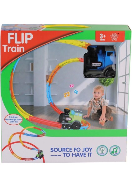 çınar ticaret d9081 kutulu pilli takla atan tren