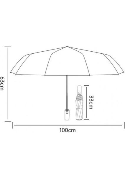 çınar ticaret siyah el fenerli şemsiye fırsatları